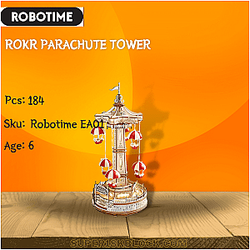 Robotime EA01 ROKR Parachute Tower