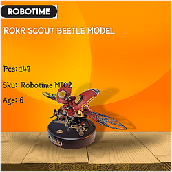 Robotime MI02 ROKR Scout Beetle Model