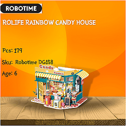 Robotime DG158 Rolife Rainbow Candy House