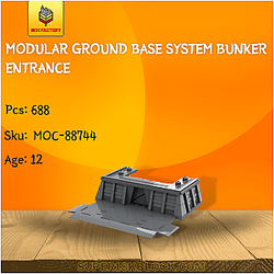 MOC Factory 88744 Modular Ground Base System Bunker Entrance