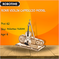 Robotime TG604K ROKR Violin Capriccio Model
