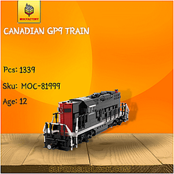 MOC Factory 81999 Canadian GP9 Train