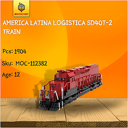 MOC Factory 112382 America Latina Logistica SD40T-2 Train