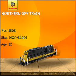 MOC Factory 82001 Northern GP9 Train