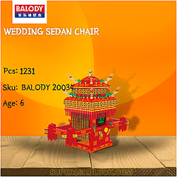 BALODY 20034 Wedding Sedan Chair