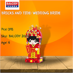 BALODY 20033 Bricks and Tide: Wedding Bride