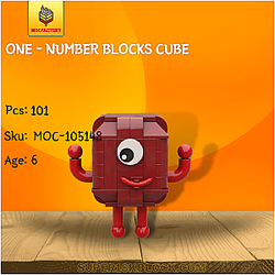 MOC Factory 105148 ONE - Number Blocks Cube