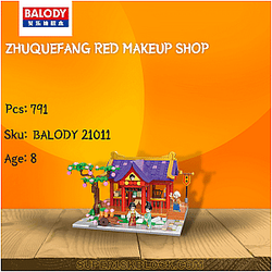 BALODY 21011 Zhuquefang Red Makeup Shop