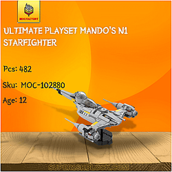 MOC Factory 102880 Ultimate Playset Mando'S N1 Starfighter