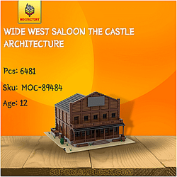 MOC Factory 89484 Wide West Saloon The Castle Architecture