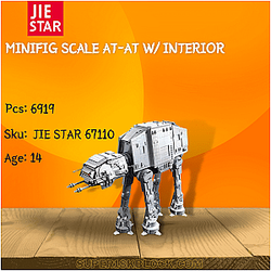 JIESTAR 67110 Minifig Scale AT-AT w/ Interior