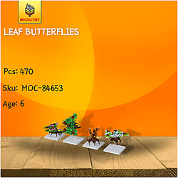 MOC Factory 84653 Leaf Butterflies