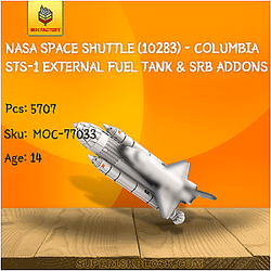 MOC Factory 77033 NASA Space Shuttle (10283) - Columbia STS-1 External Fuel Tank &amp; SRB Addons