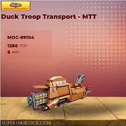 MOC Factory 89104 Duck Troop Transport - MTT