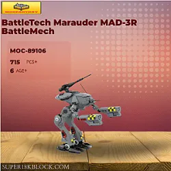 MOC Factory 89106 BattleTech Marauder MAD-3R BattleMech