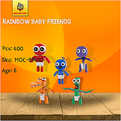 MOC Factory 89480 Rainbow Baby Friends