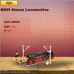 MOC Factory 89107 BR01 Steam Locomotive
