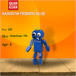 QUANGUAN 756 Rainbow Friends Blue