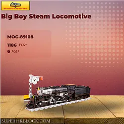 MOC Factory 89108 Big Boy Steam Locomotive