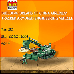 CoGo 17009 Building Dreams of China Airlines: Tracked Armored Engineering Vehicle