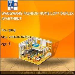 ZHEGAO DZ6104 Wangwang Fashion Home Loft Duplex Apartment