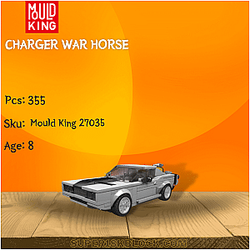 MOULD KING 27035 Charger War Horse