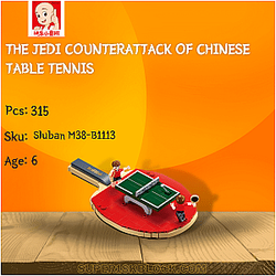 Sluban M38-B1113 The Jedi Counterattack of Chinese Table Tennis