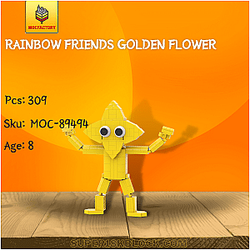 MOC Factory 89494 Rainbow Friends Golden Flower
