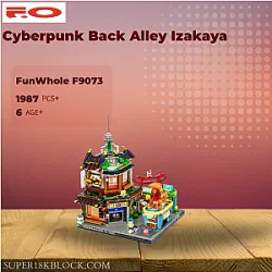 FunWhole F9073 Cyberpunk Back Alley Izakaya