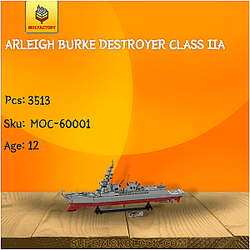 MOC Factory 60001 Arleigh Burke Destroyer Class IIA