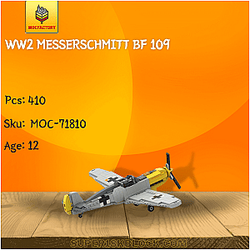 MOC Factory 71810 WW2 Messerschmitt Bf 109