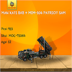 MOC Factory 71064 MAN KAT1 8x8 + MIM-104 PATRIOT SAM