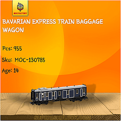 MOC Factory 130785 Bavarian Express Train Baggage Wagon