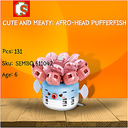 SEMBO 611042 Cute and Meaty: Afro-head Pufferfish