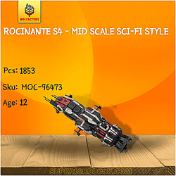 MOC Factory 96473 Rocinante S4 - Mid Scale Sci-Fi Style