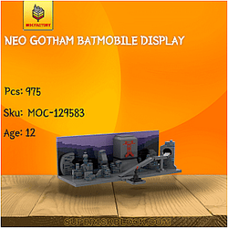 MOC Factory 129583 Neo Gotham Batmobile Display