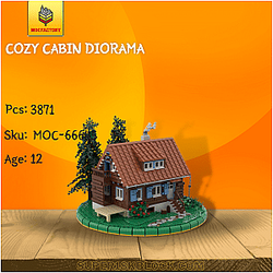 MOC Factory 66645 Cozy Cabin Diorama