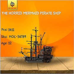 MOC Factory 36789 The Horrid Mermaid Pirate Ship
