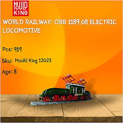 MOULD KING 12023 World Railway: OBB 1189.08 Electric Locomotive