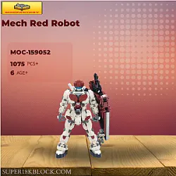 MOC Factory 159052 Mech Red Robot