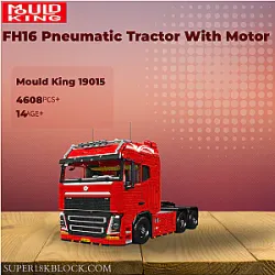 MOULD KING 19015 FH16 Pneumatic Tractor With Motor