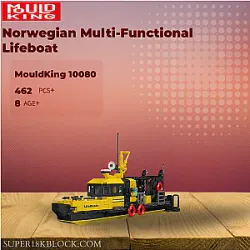 MOULD KING 10080 Norwegian Multi-Functional Lifeboat