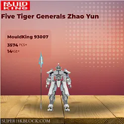 MOULD KING 93007 Five Tiger Generals Zhao Yun