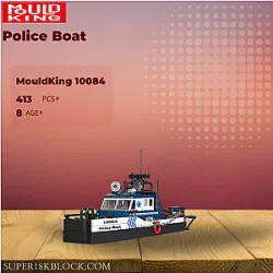 MOULD KING 10084 Police Boat