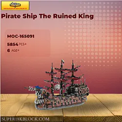 MOC Factory 165091 Pirate Ship The Ruined King
