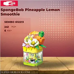 SEMBO 612213 SpongeBob Pineapple Lemon Smoothie