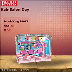 MOULD KING 24037 Hair Salon Day