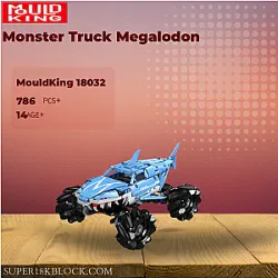 MOULD KING 18032 Monster Truck Megalodon