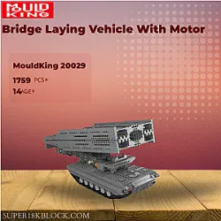 MOULD KING 20029 Bridge Laying Vehicle With Motor