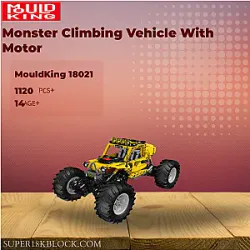 MOULD KING 18021 Monster Climbing Vehicle With Motor
